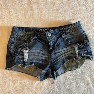 3 pairs jean shorts; size 11/12